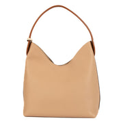 Shop safe online at Labellov in Antwerp, Brussels and Knokke this 100% authentic second hand Louis Vuitton Beige LockMe Hobo Bag