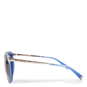 Shop safe online at Labellov in Antwerp, Brussels and Knokke these 100% authentic second hand Louis Vuitton Blue Cat-Eye Amber Sunglasses