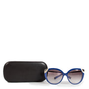 Shop safe online at Labellov in Antwerp, Brussels and Knokke these 100% authentic second hand Louis Vuitton Blue Cat-Eye Amber Sunglasses