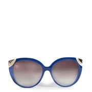 Shop safe online at Labellov in Antwerp, Brussels and Knokke these 100% authentic second hand Louis Vuitton Blue Cat-Eye Amber Sunglasses