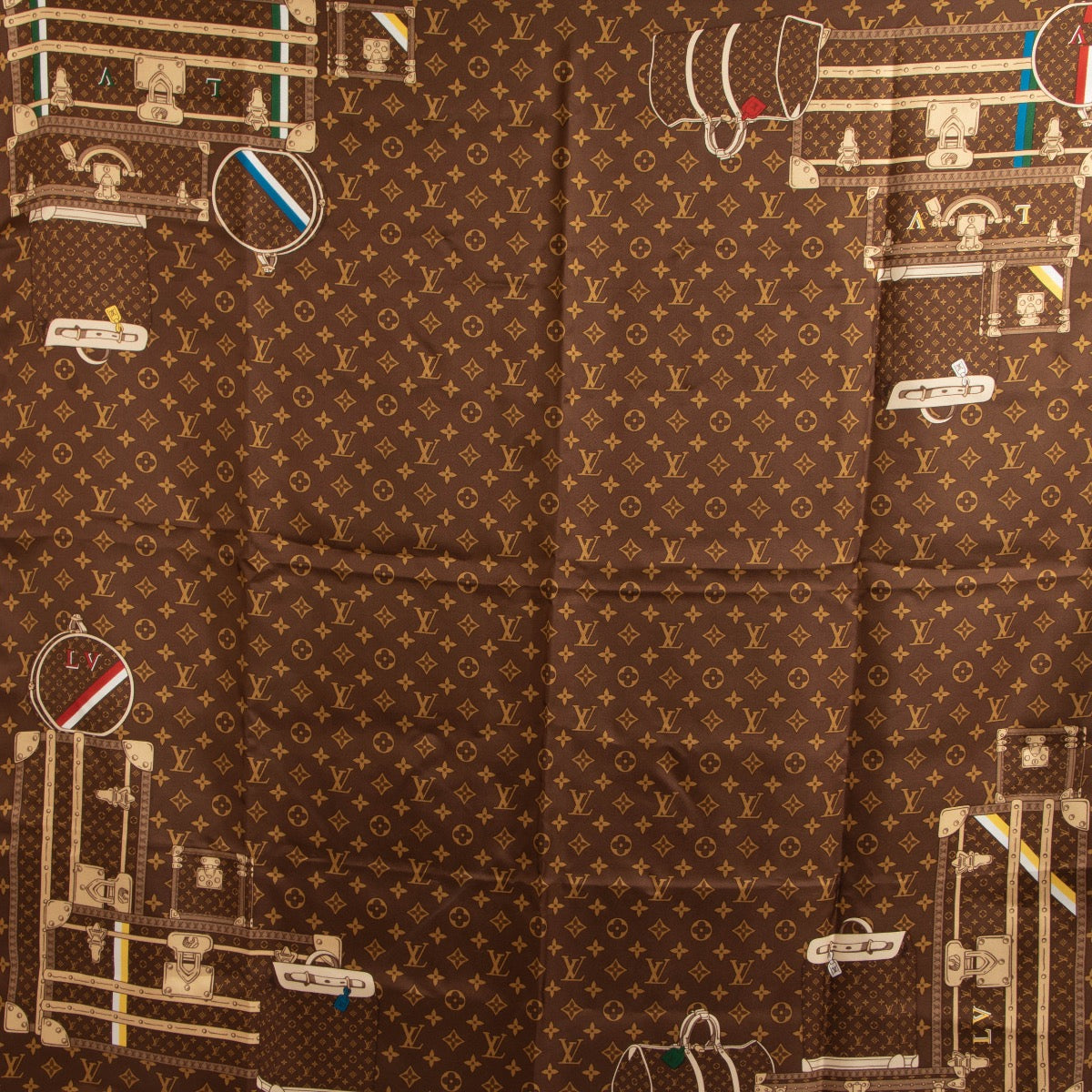 shop 100% authentic second hand Louis Vuitton Monogram Silk Scarf on Labellov.com