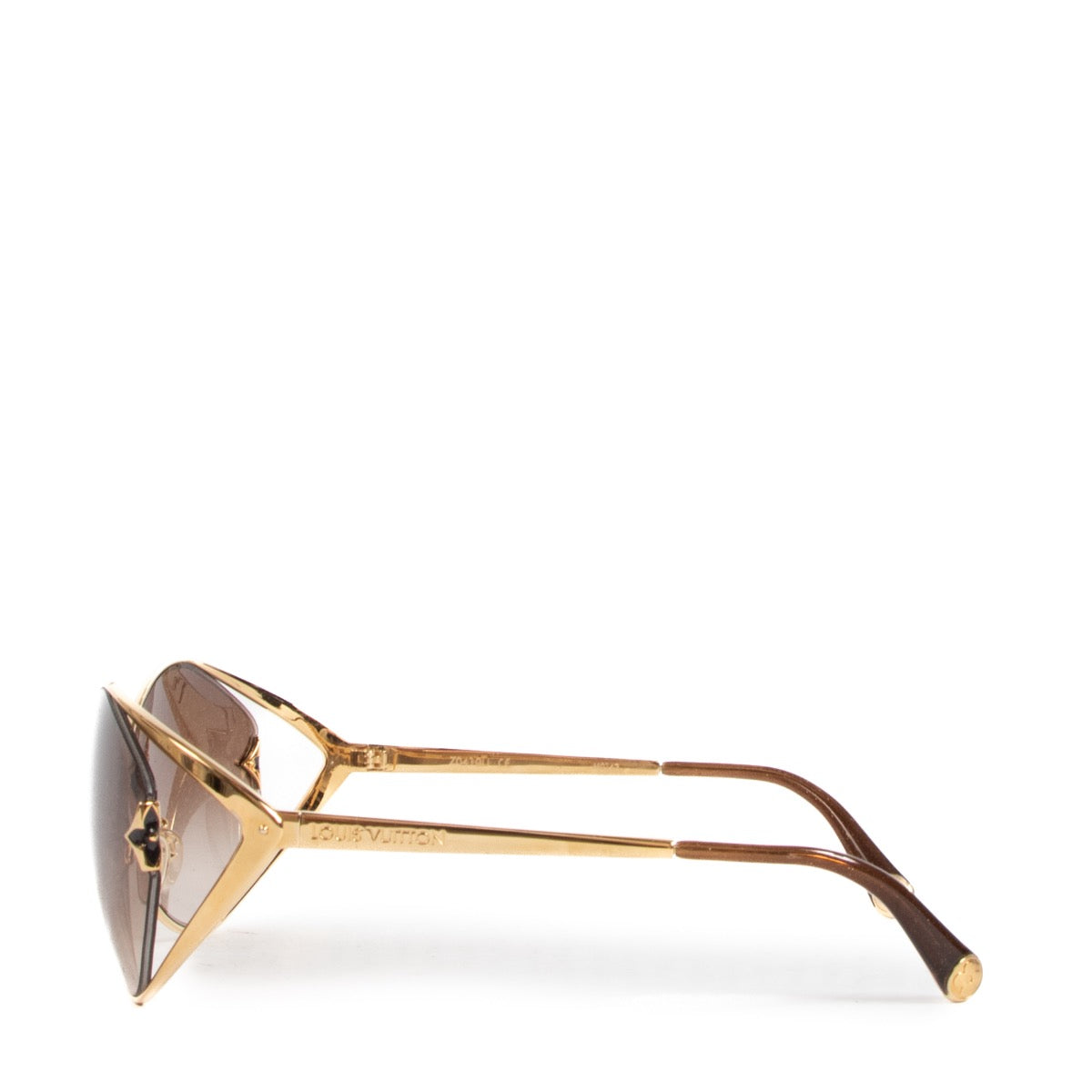 Shop safe online at Labellov in Antwerp, Brussels and Knokke these 100% authentic second hand Louis Vuitton Brown Laurel Sunglasses