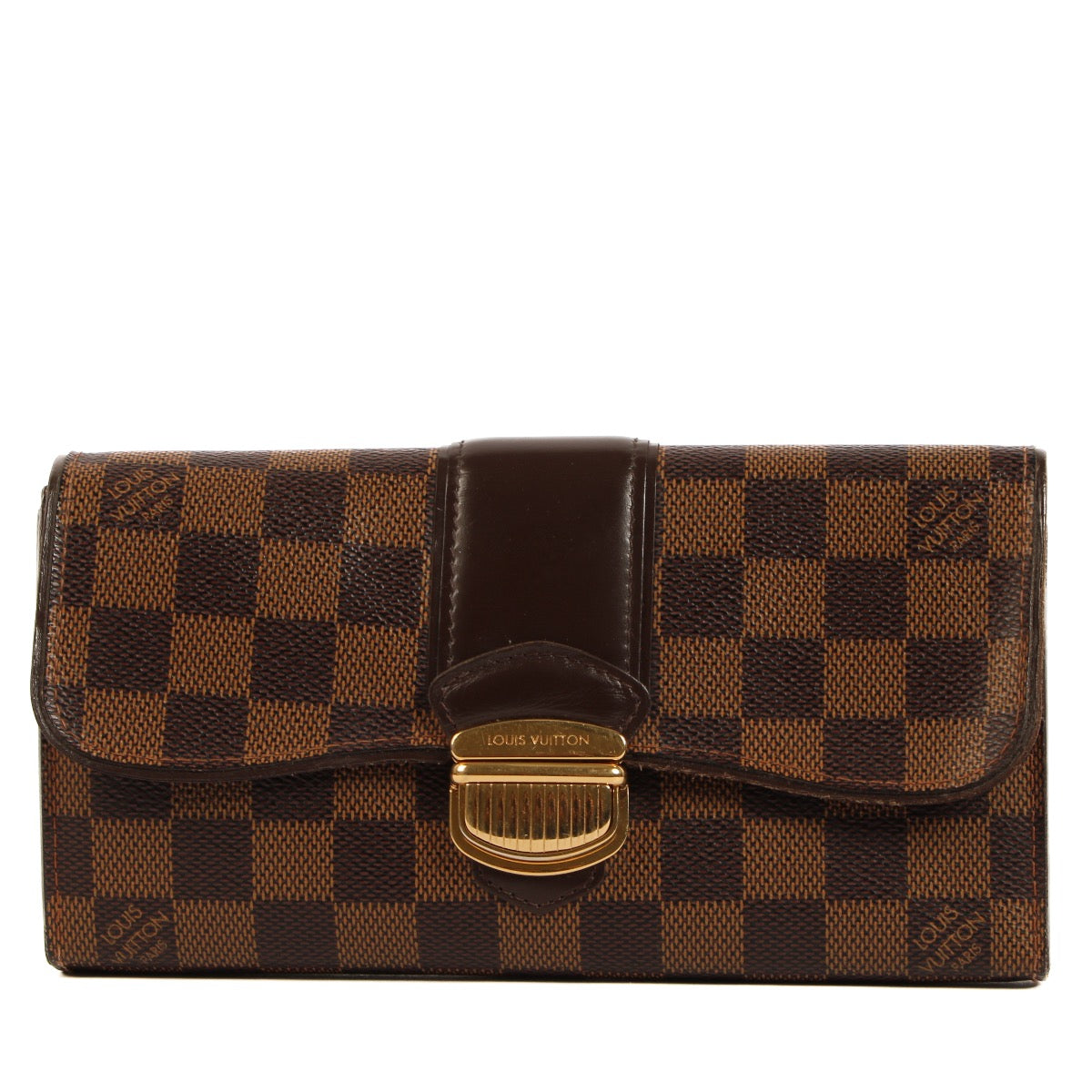 Shop and sell your authentic designer Louis Vuitton Brown Damier Ebene Wallet for the best price