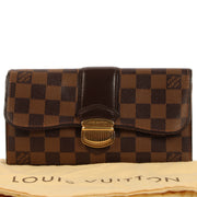 Shop and sell your authentic designer Louis Vuitton Brown Damier Ebene Wallet for the best price