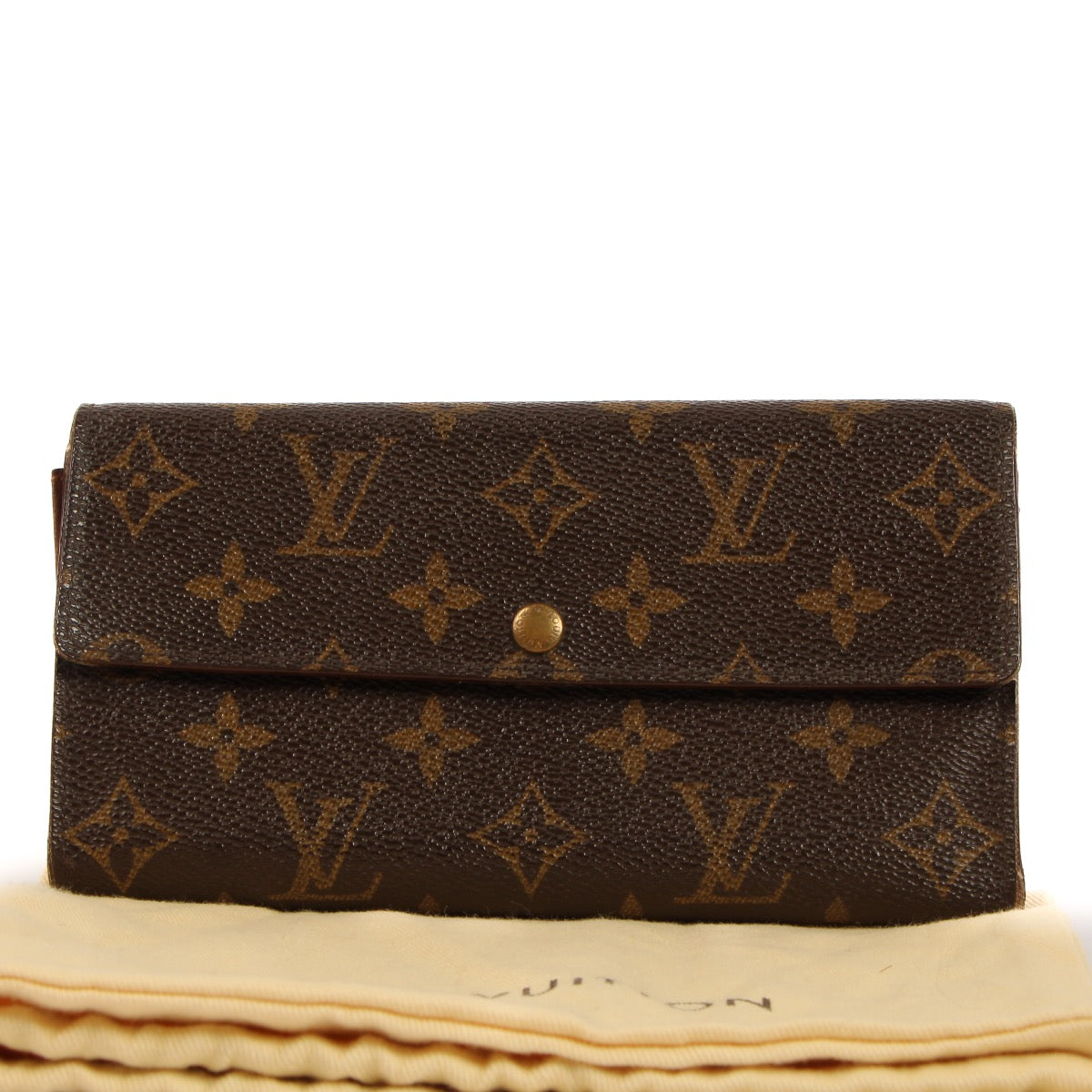 Shop and sell your authentic designer Louis Vuitton Monogram Wallet Vintage Sarah for the best price