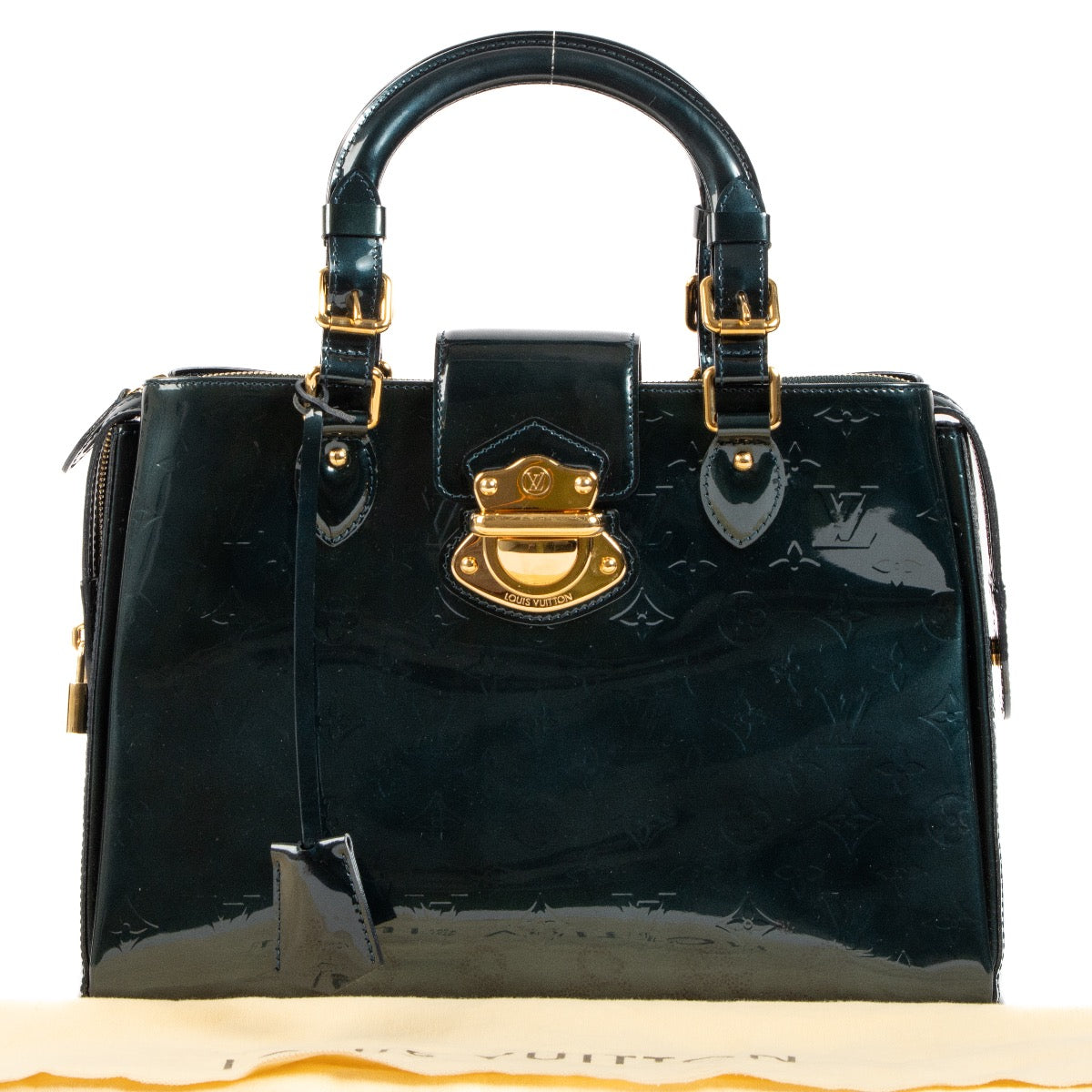 Louis Vuitton Petrol Vernis Melrose Avenue GM handtas