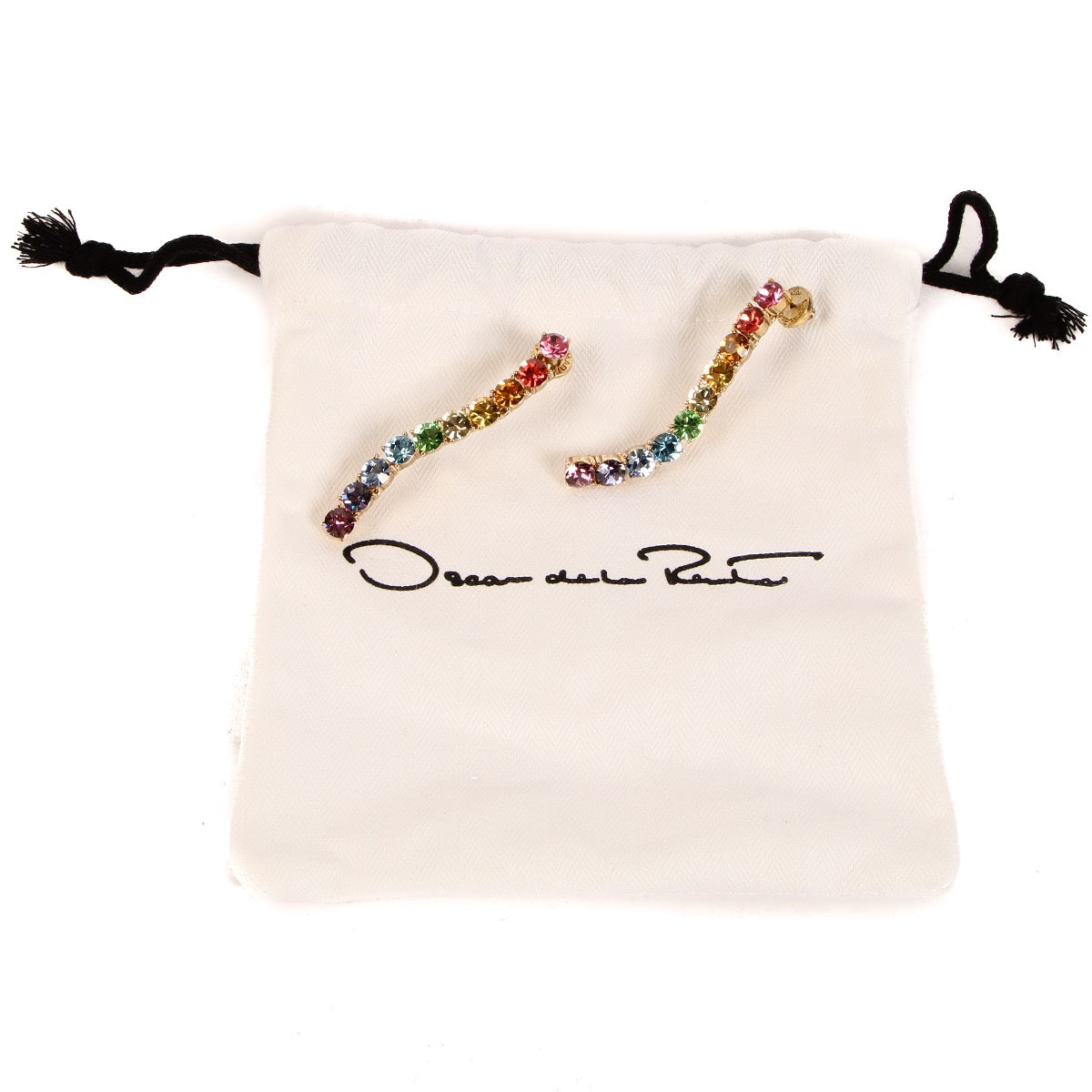 Shop 100% authentic second-hand Oscar De La Renta Multicolor Earrings on Labellov.com