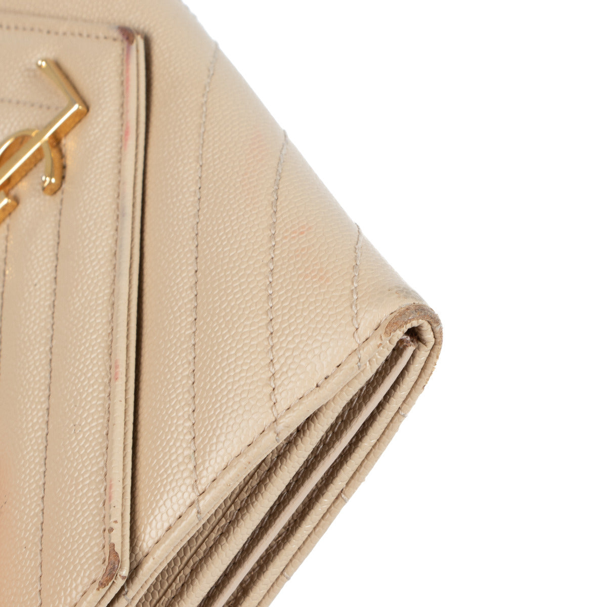 Saint Laurent Cassandre Matelassé Large Flap Wallet