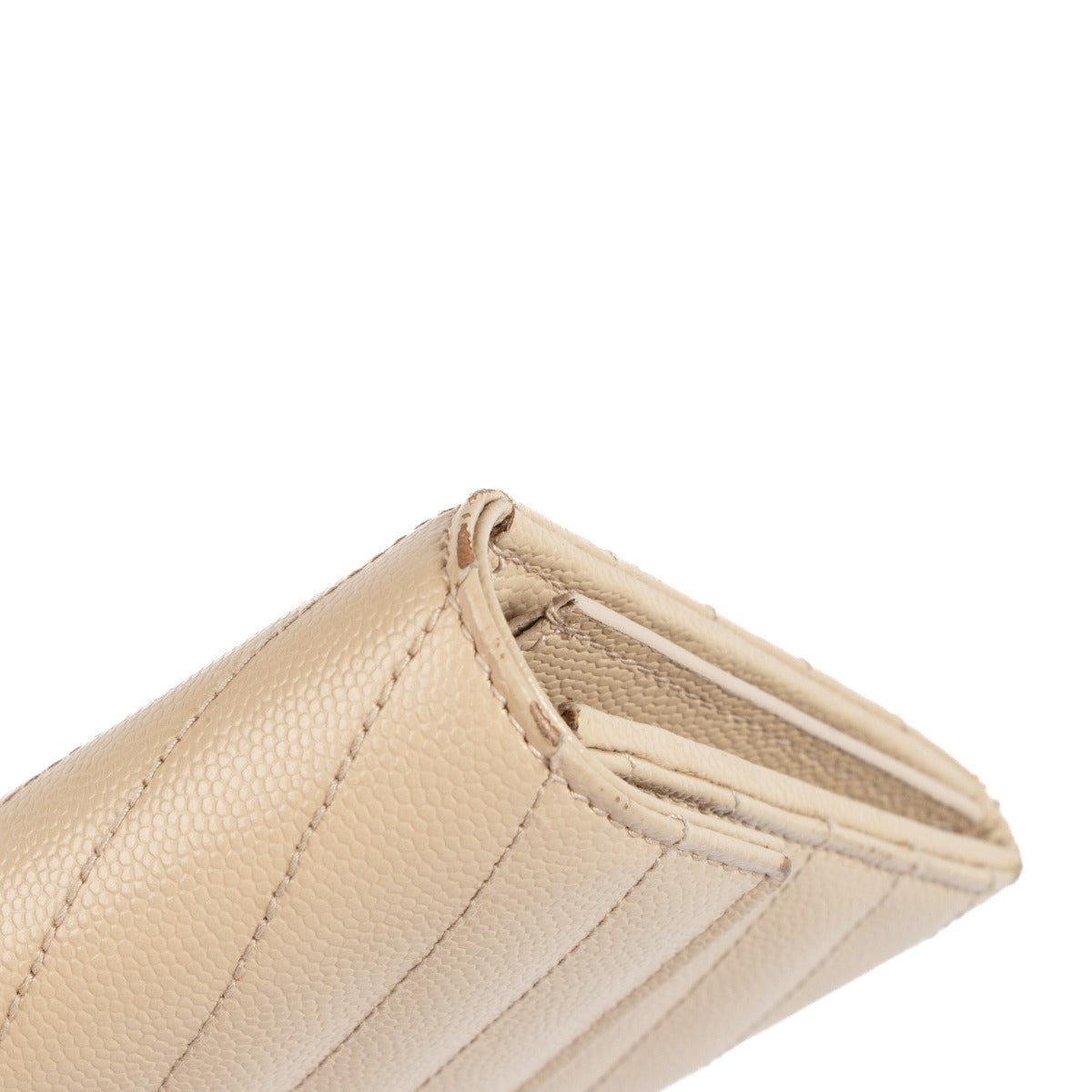 Saint Laurent Cassandre Matelassé Large Flap Wallet
