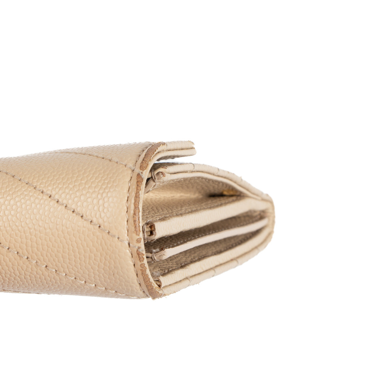 Saint Laurent Cassandre Matelassé Large Flap Wallet