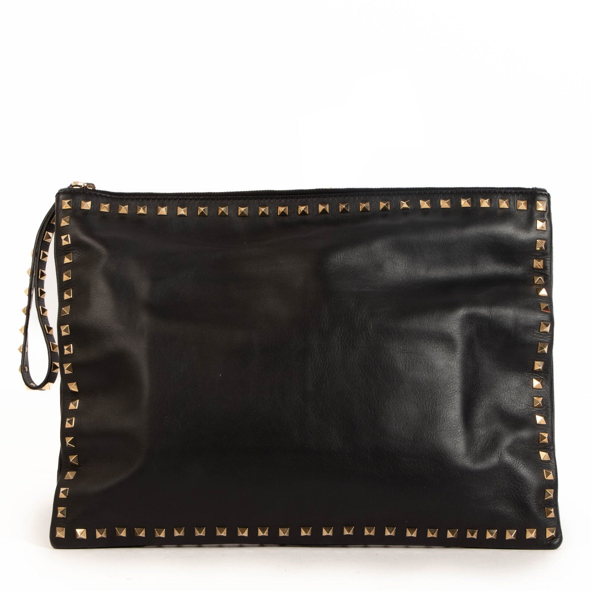 Valentino Garavani Zwarte Rockstud Grote Clutch