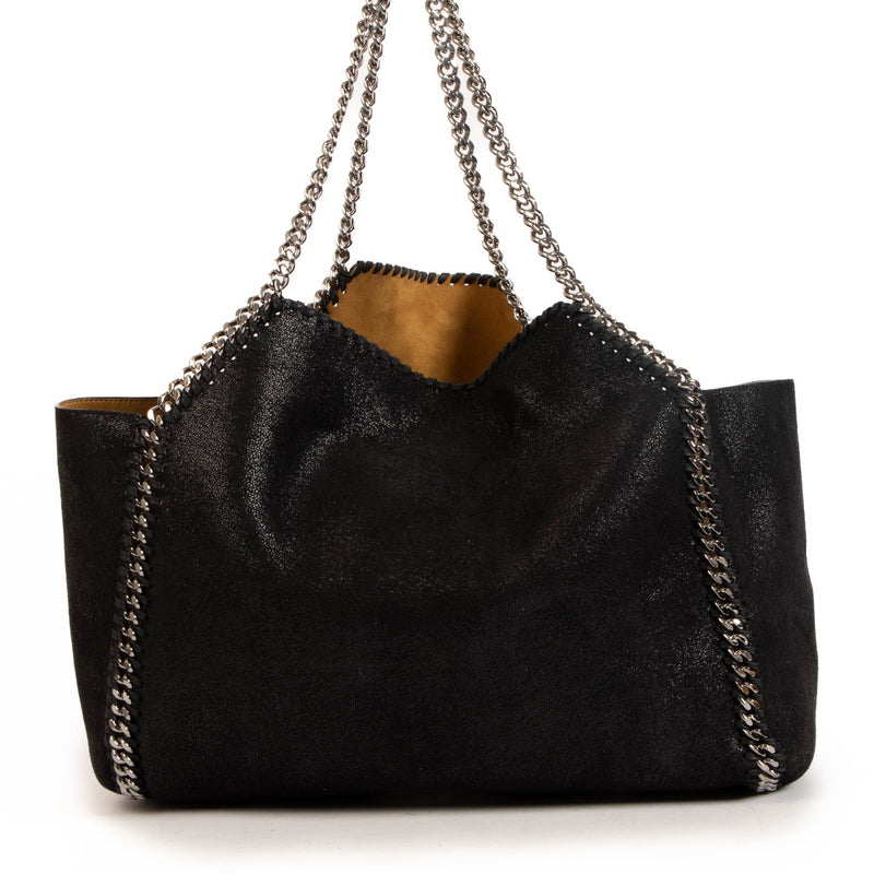 shop 100% authentic second hand Stella McCartney Black Falabella Tote Bag on Labellov.com