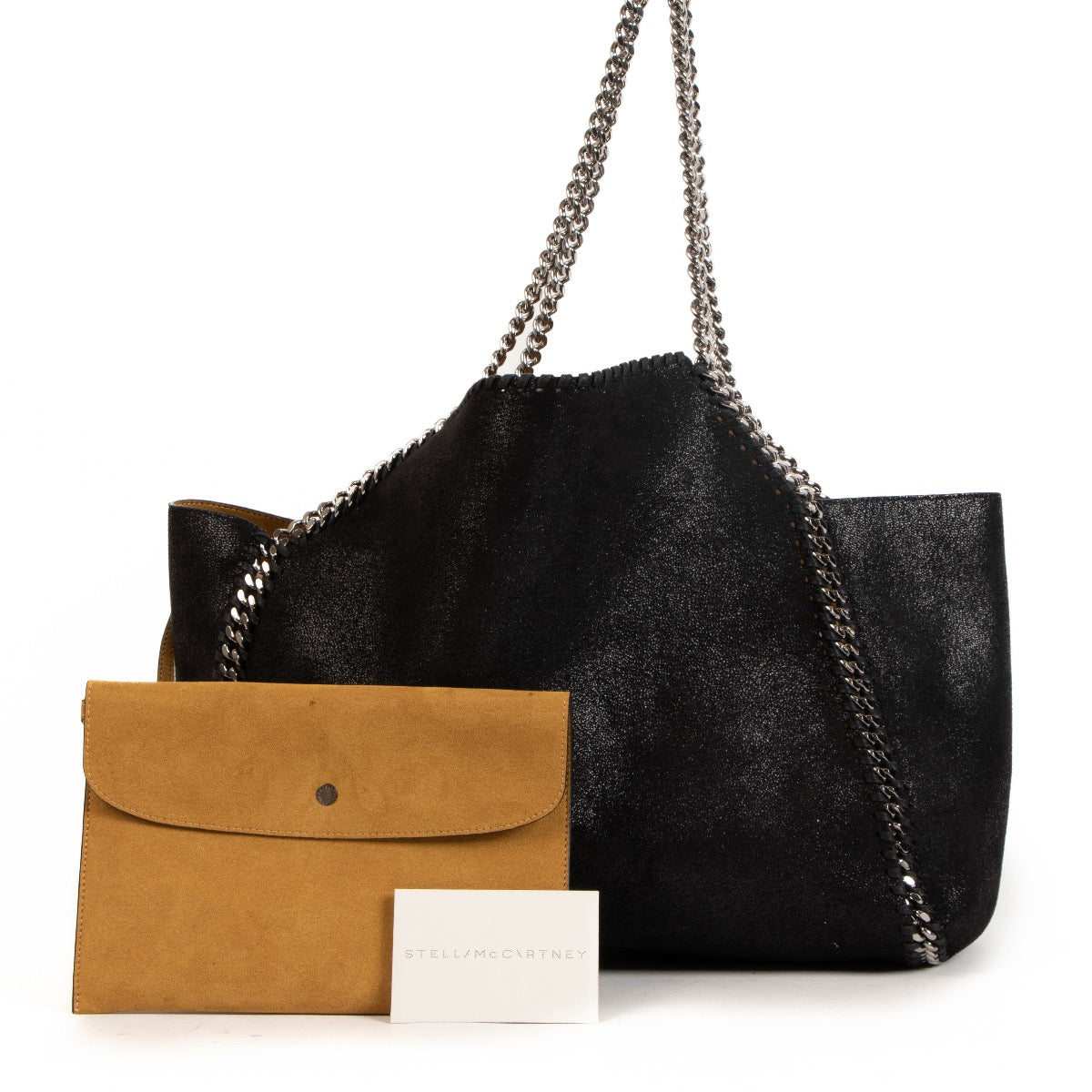shop 100% authentic second hand Stella McCartney Black Falabella Tote Bag on Labellov.com