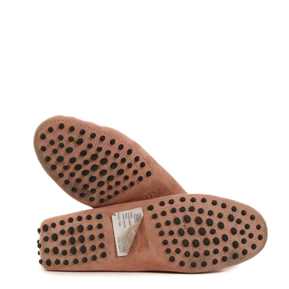Shop 100% authentic second-hand Tods Pink Suede Mocassins Shoes on Labellov.com