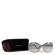 Shop safe online at Labellov in Antwerp, Brussels and Knokke these 100% authentic second hand Tom Ford Black and Gold Sunglasses