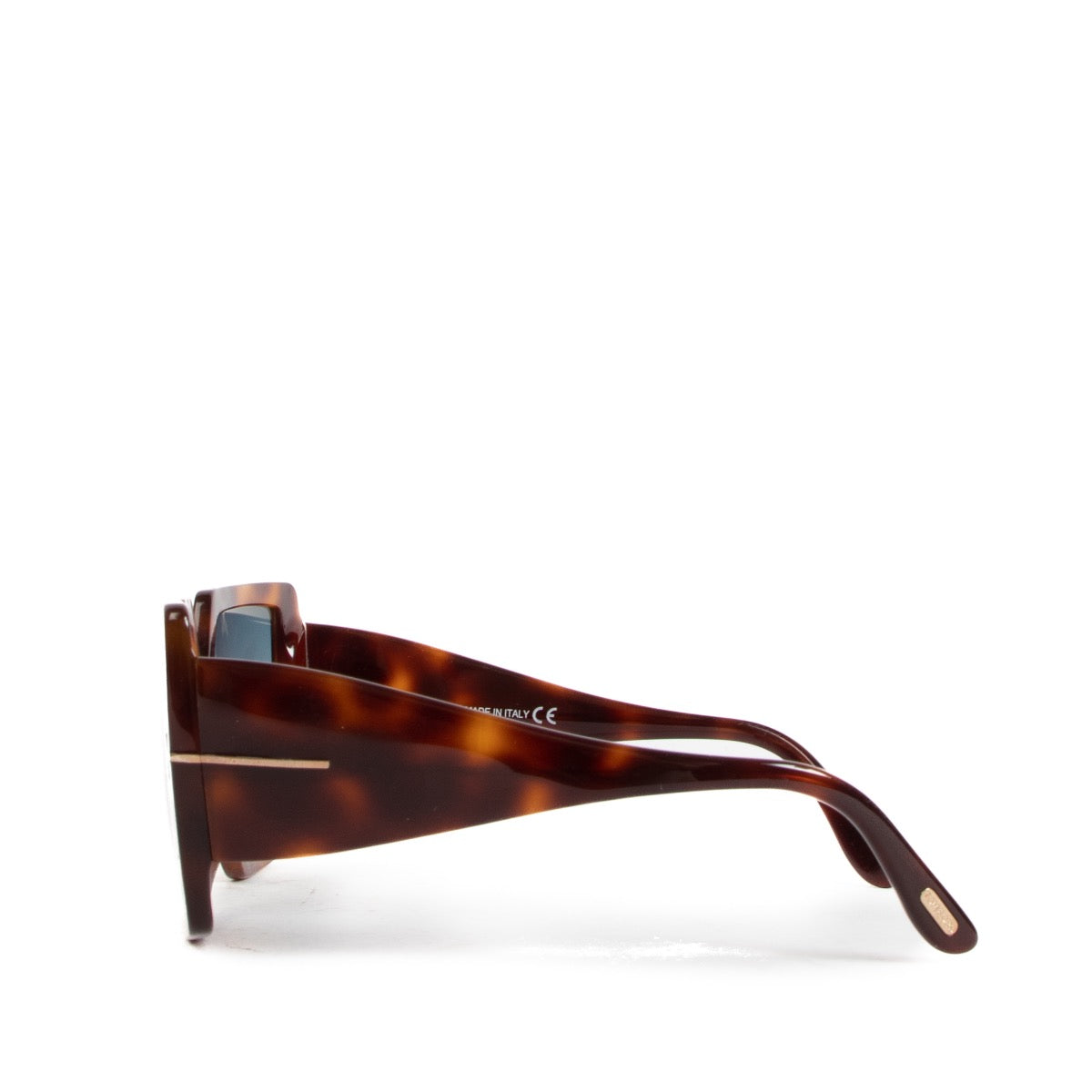 Shop safe online at Labellov in Antwerp, Brussels and Knokke these 100% authentic second hand Tom Ford Tortoise Acetate Oversized Sunglasses