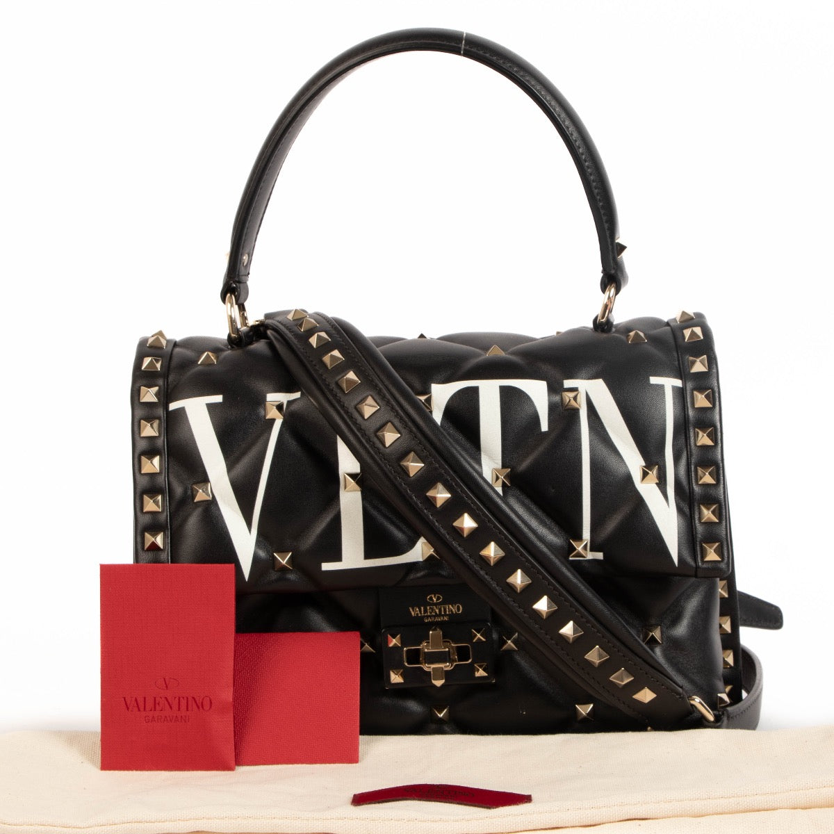 shop 100% authentic second hand Valentino Garavani Candystud Quilted Small Leather Bag on Labellov.com
