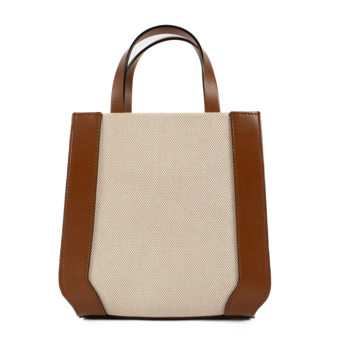 Sac cabas Valentino Garavani VLogo Signature petit format en toile et cuir