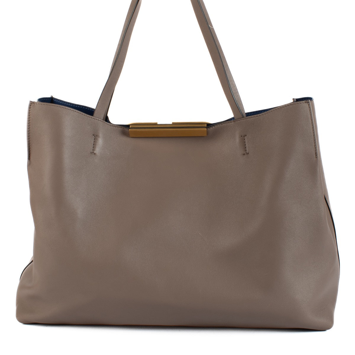shop 100% authentic second hand Valentino Garavani V-Logo Taupe Shoulder Bag on Labellov.com