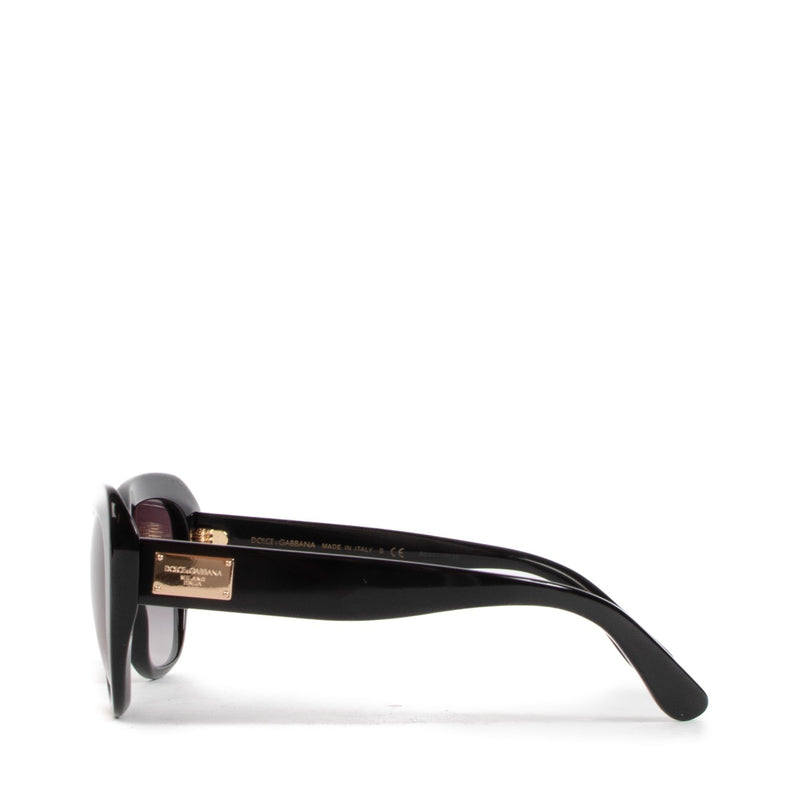 Authentic second hand pre-owned Dolce Gabbana Black Gradient Smoke Sunglasses on www.labellov.com