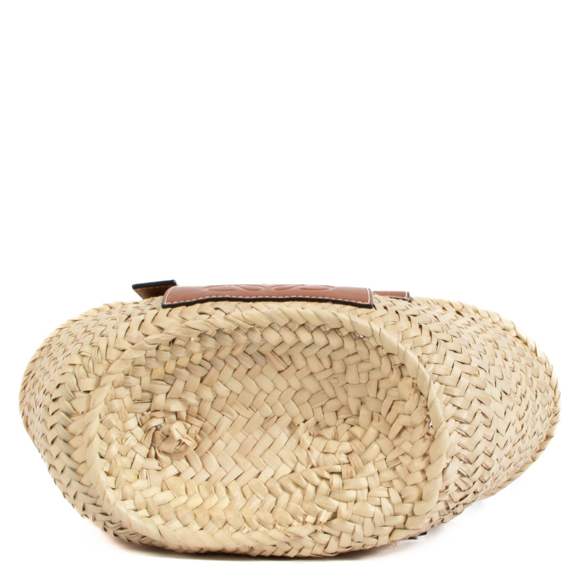 Authentic second hand pre-owned Loewe Natural Tan Small Basket Bag on www.labellov.com