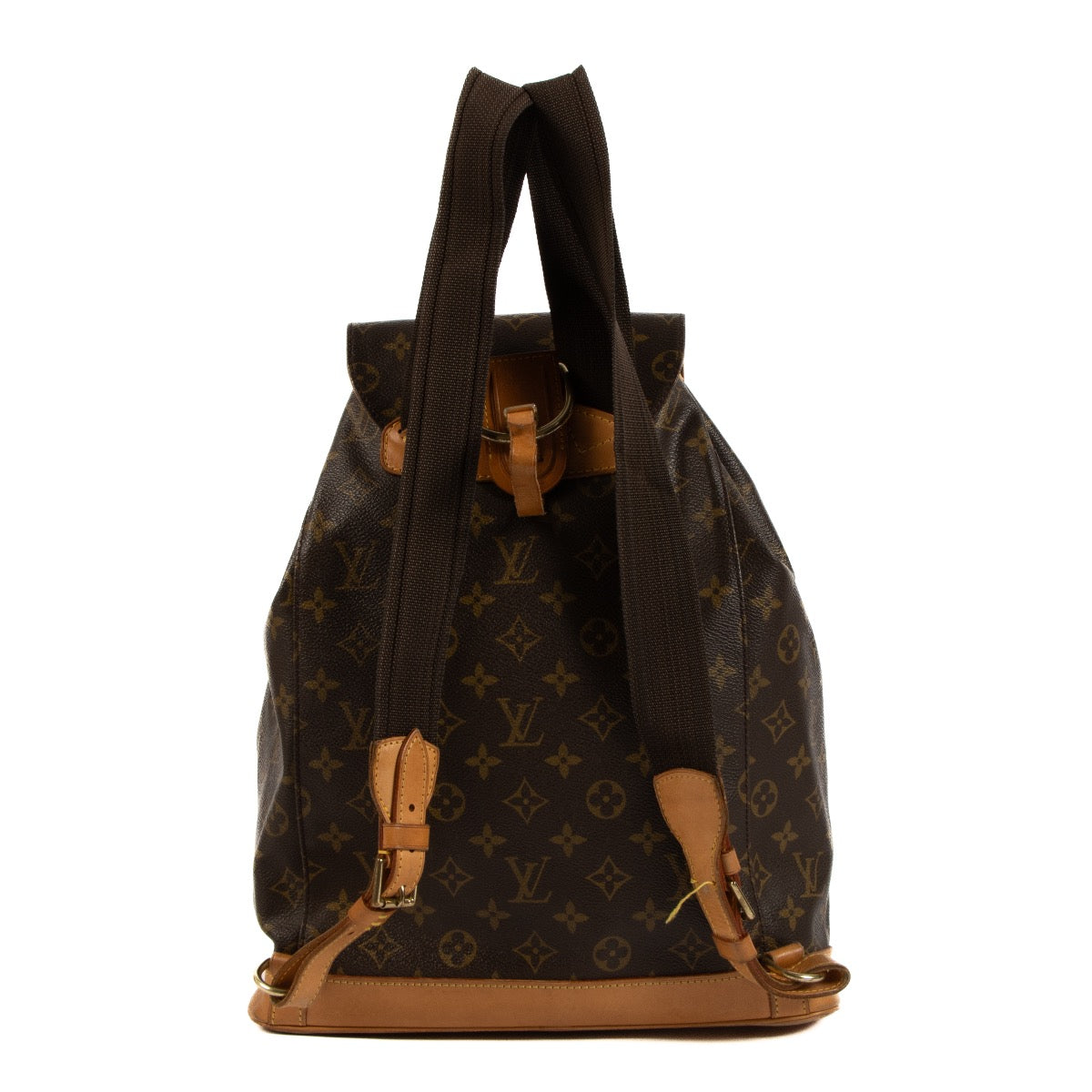 Shop safe online at Labellov in Antwerp, Brussels and Knokke this 100% authentic second hand Louis Vuitton Monogram Montsouris GM Backpack