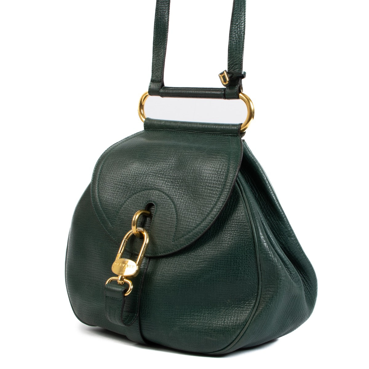 shop 100% authentic second hand Delvaux Green Cerceau Bag on Labellov.com