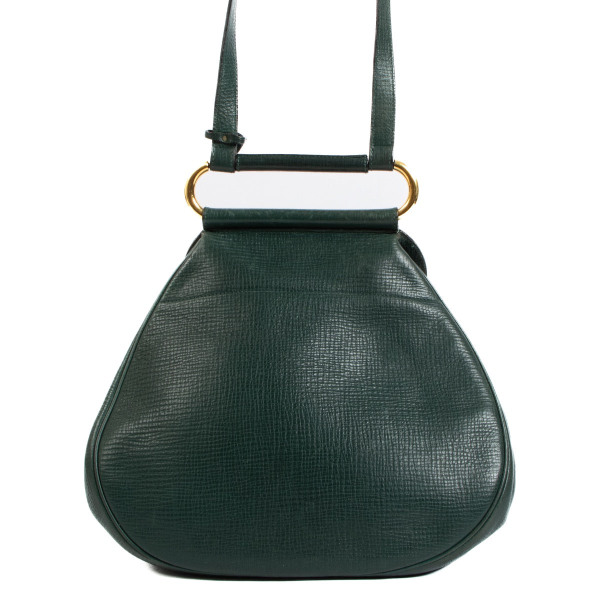 shop 100% authentic second hand Delvaux Green Cerceau Bag on Labellov.com