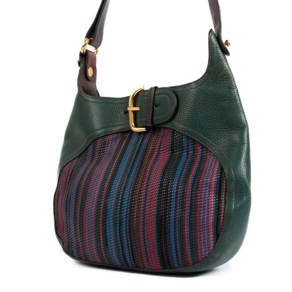 shop 100% authentic second hand Delvaux Chardonnay Toile De Cuir Multicolor Bag on Labellov.com