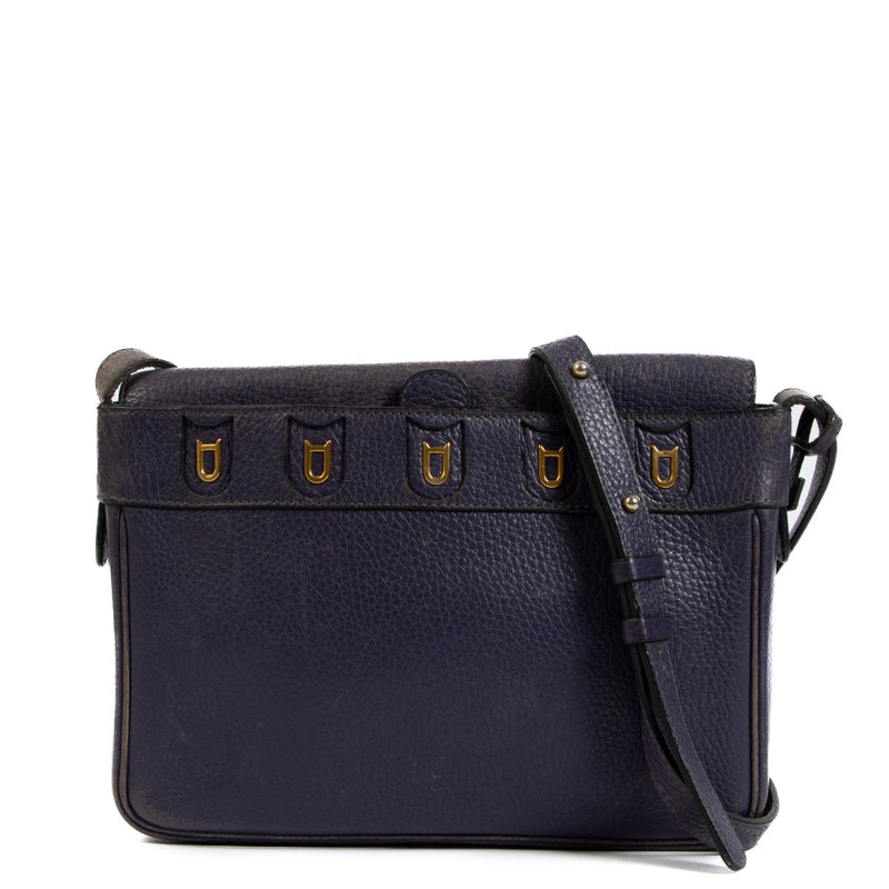 shop 100% authentic second hand Delvaux Purple Fuiraire Crossbody Bag on Labellov.com