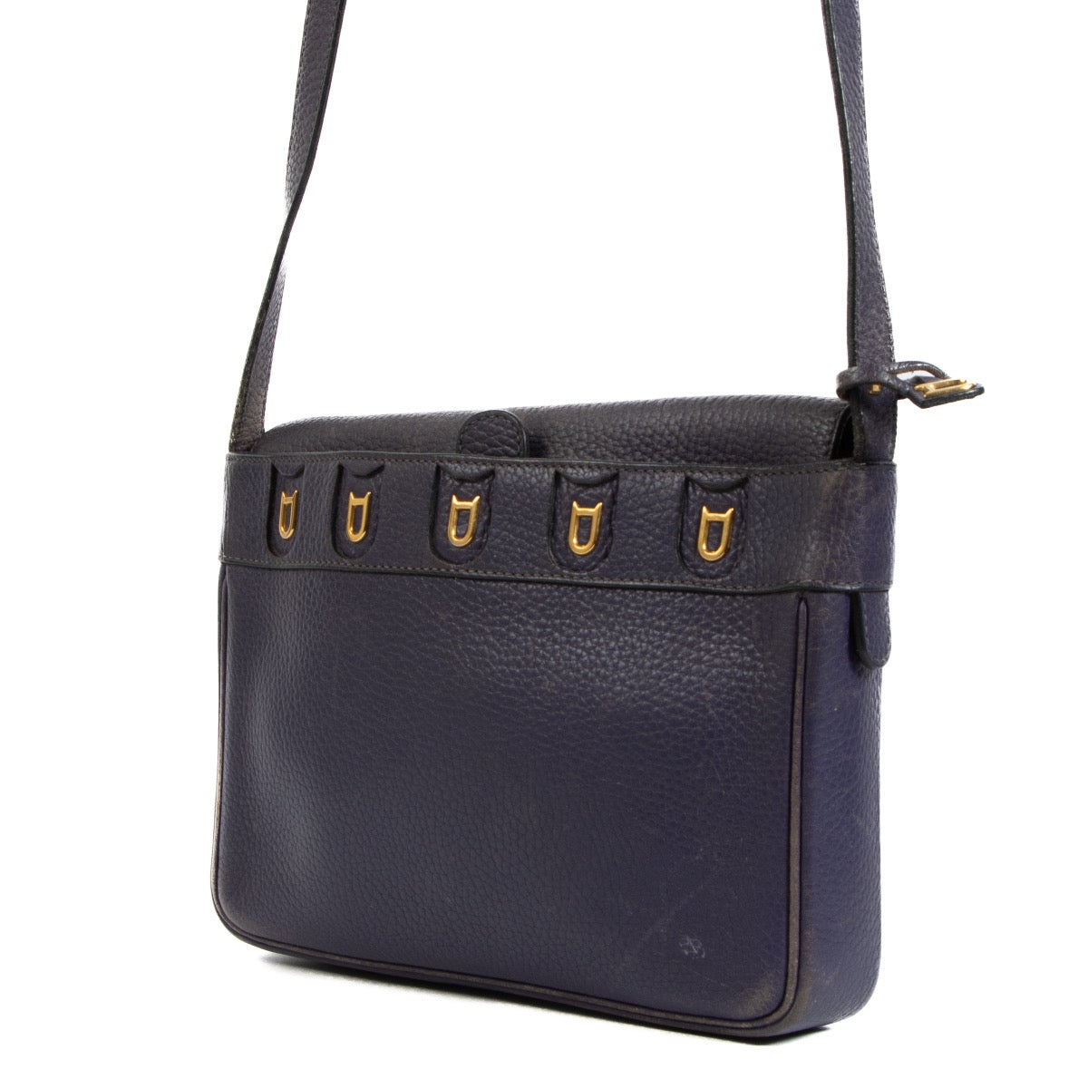 shop 100% authentic second hand Delvaux Purple Fuiraire Crossbody Bag on Labellov.com