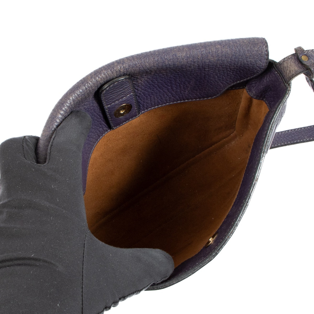 shop 100% authentic second hand Delvaux Purple Fuiraire Crossbody Bag on Labellov.com