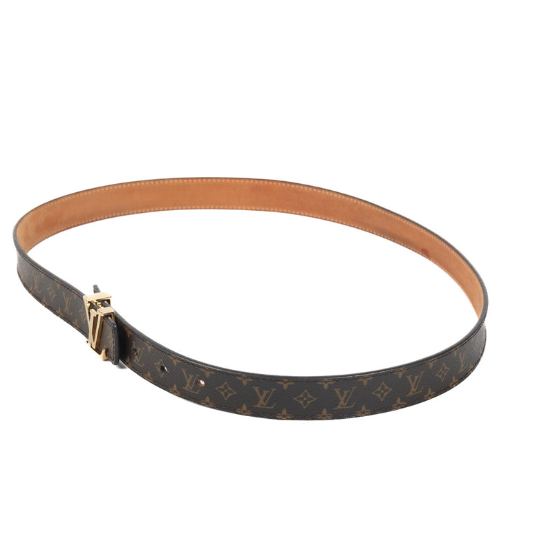 Louis Vuitton Monogram LV Iconic 25mm Reversible Belt - size 90