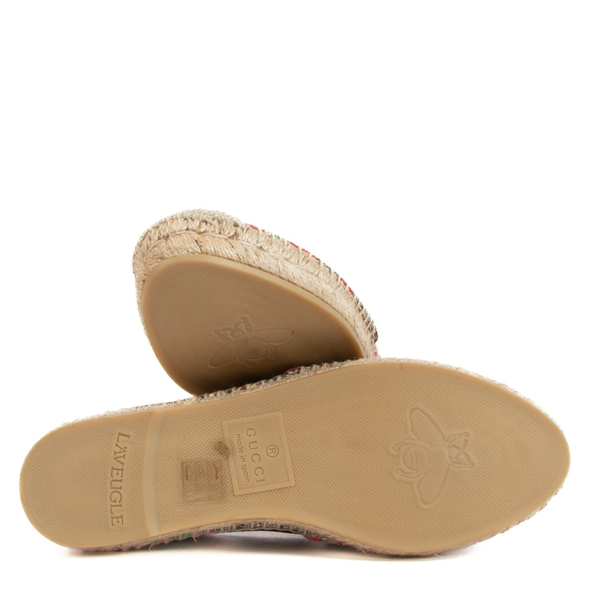 Gucci GG Flora Espadrilles - size 36.5