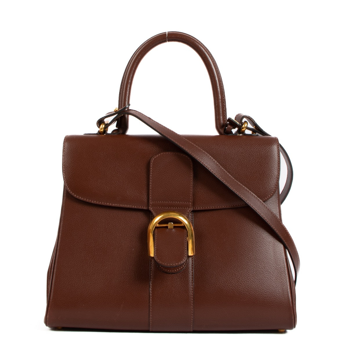 shop 100% authentic second hand Delvaux Brillant MM Brown Jumping on Labellov.com