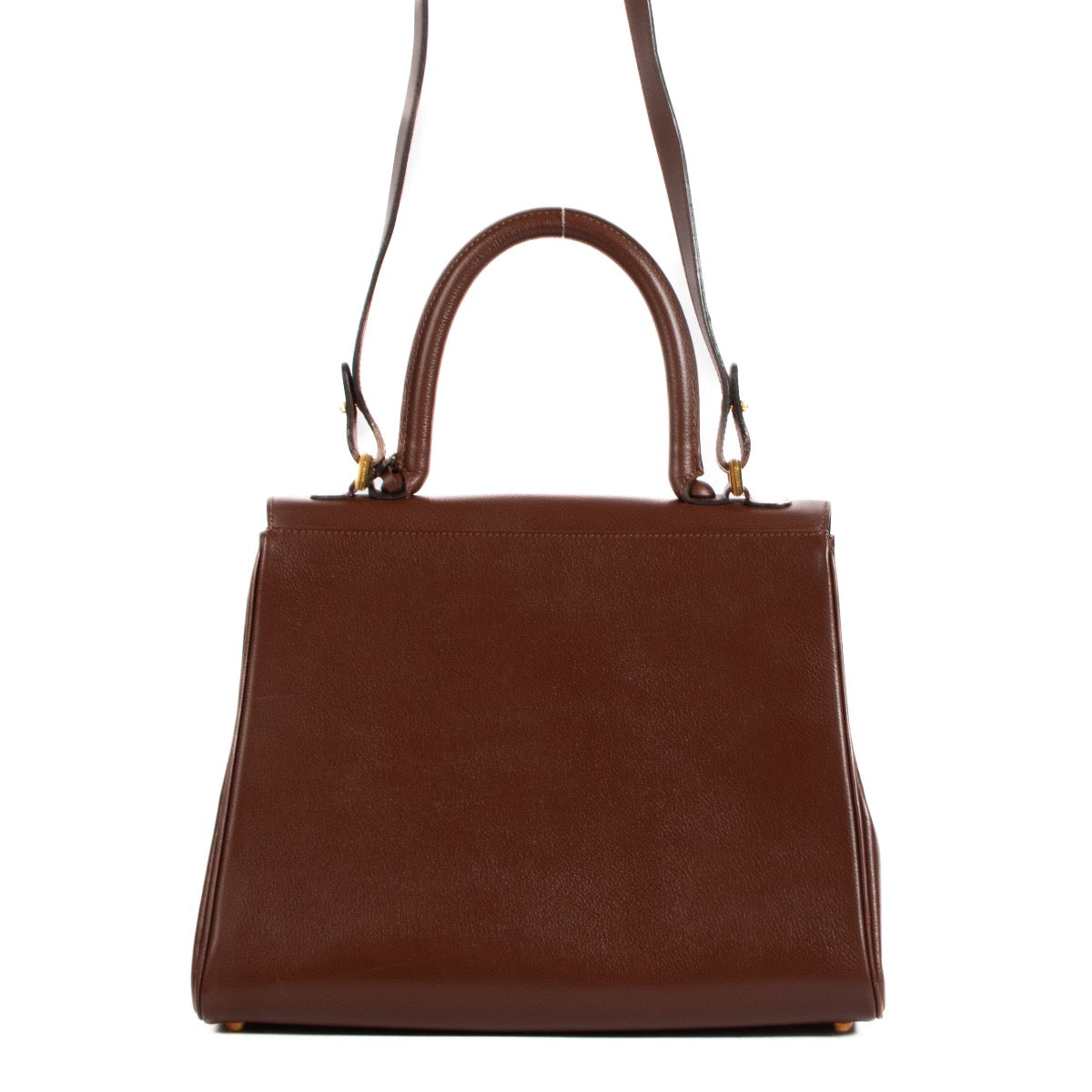 shop 100% authentic second hand Delvaux Brillant MM Brown Jumping on Labellov.com
