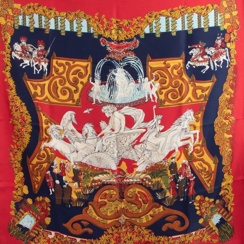 shop 100% authentic second hand Hermès Le Paradis du Roy 90 Scarf on Labellov.com