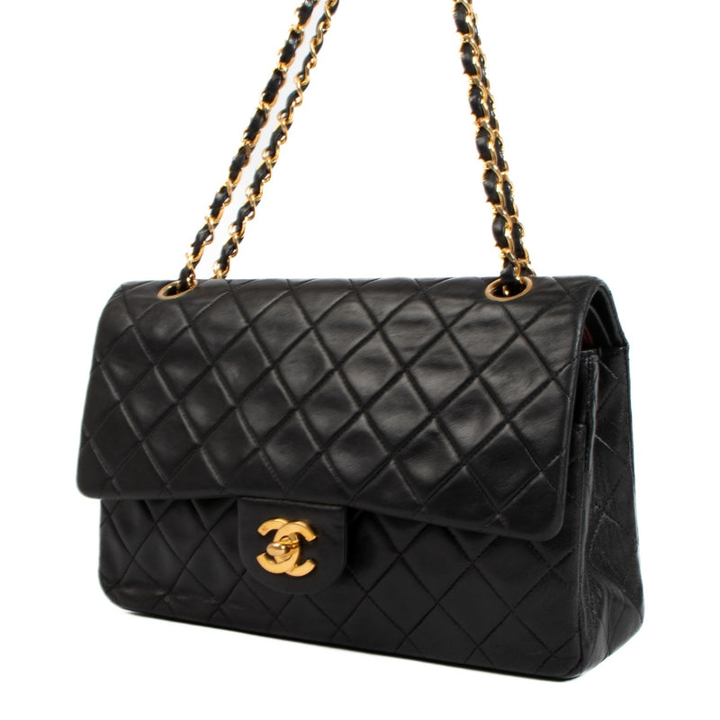 shop 100% authentic second hand Chanel Black Medium Classic Flap Bag on Labellov.com