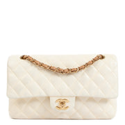 shop 100% authentic second hand Chanel White Classic Flap Bag on Labellov.com
