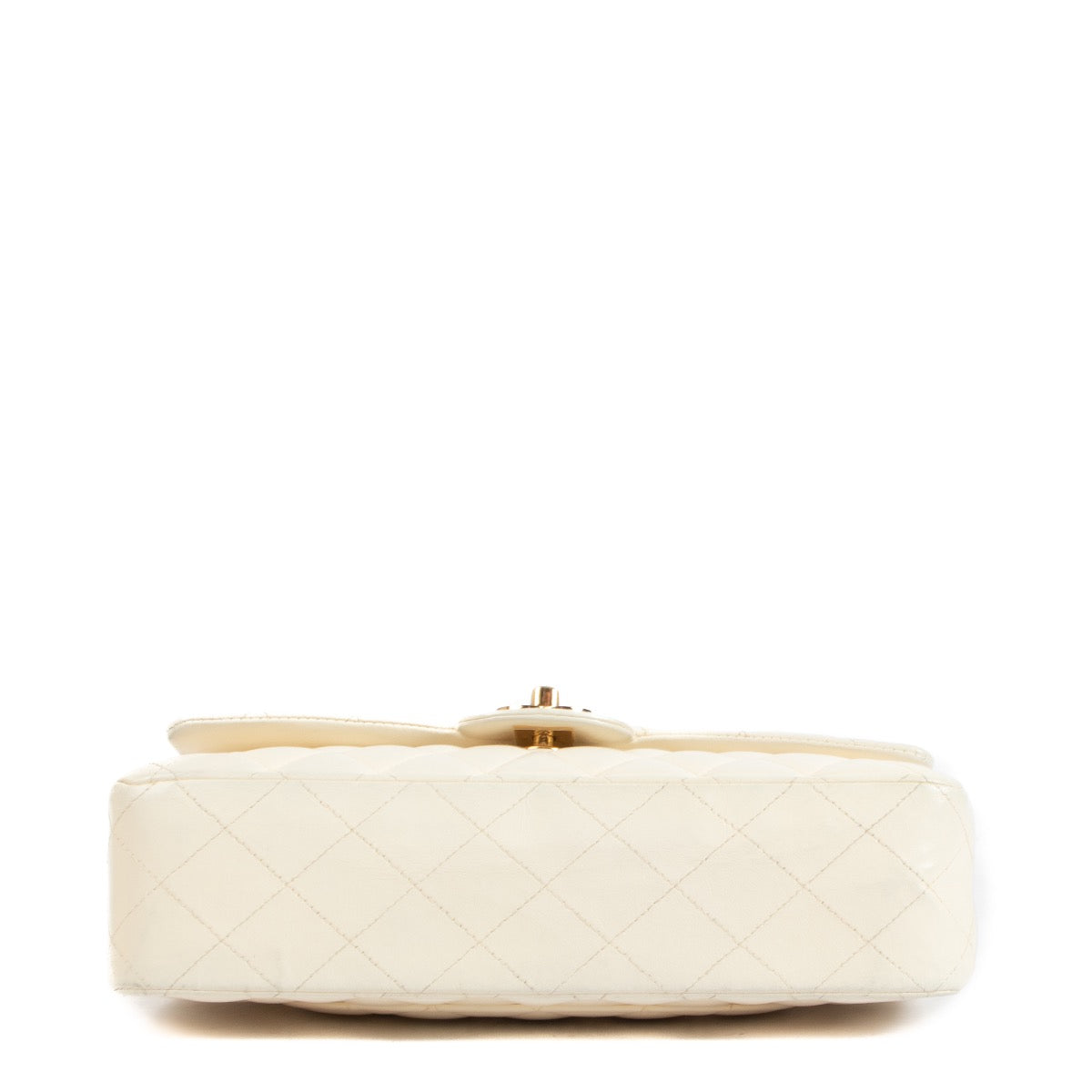 shop 100% authentic second hand Chanel White Classic Flap Bag on Labellov.com