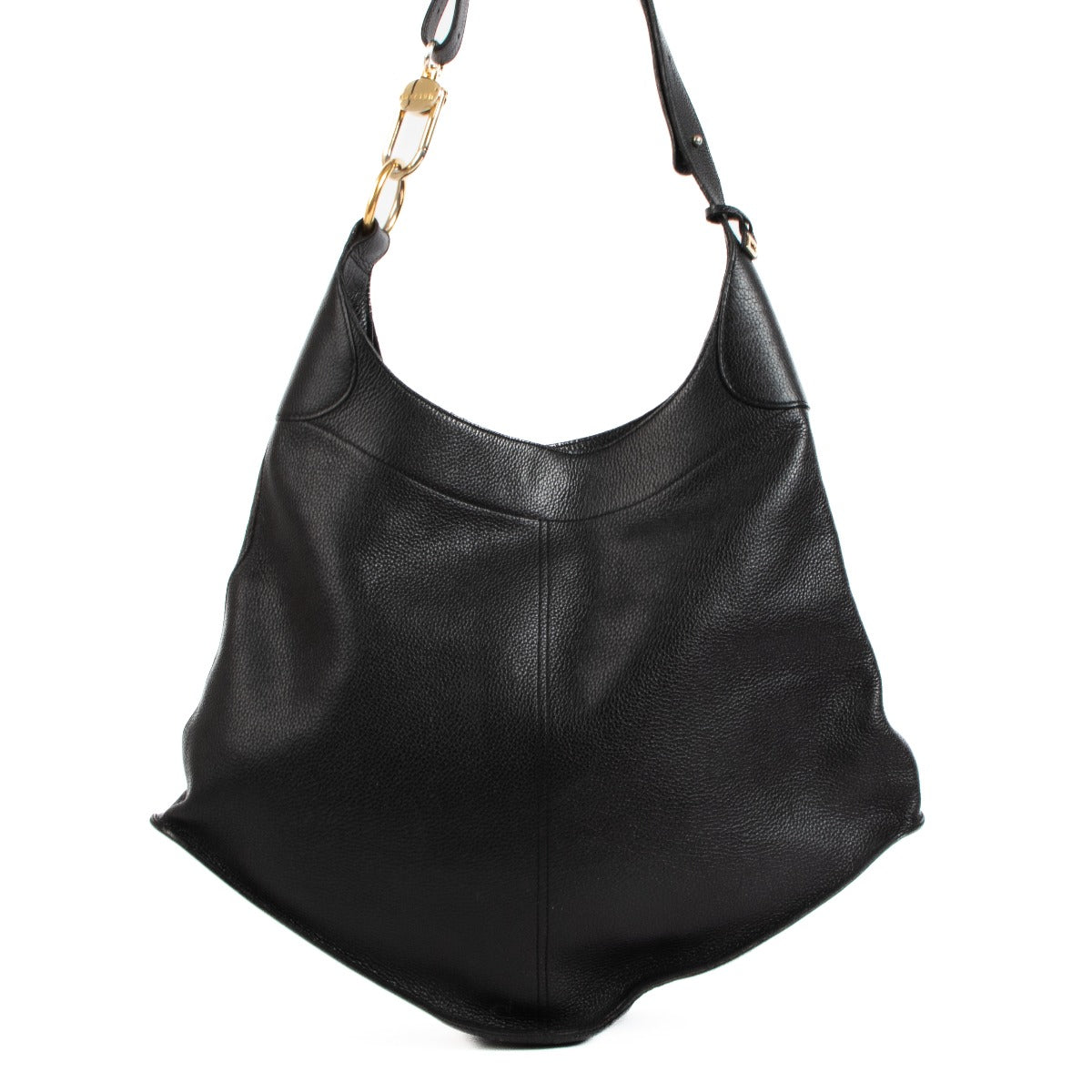 Shop safe online at Labellov in Antwerp, Brussel and Knokke this 100% authentic second hand Delvaux Black Satan Shoulder Bag