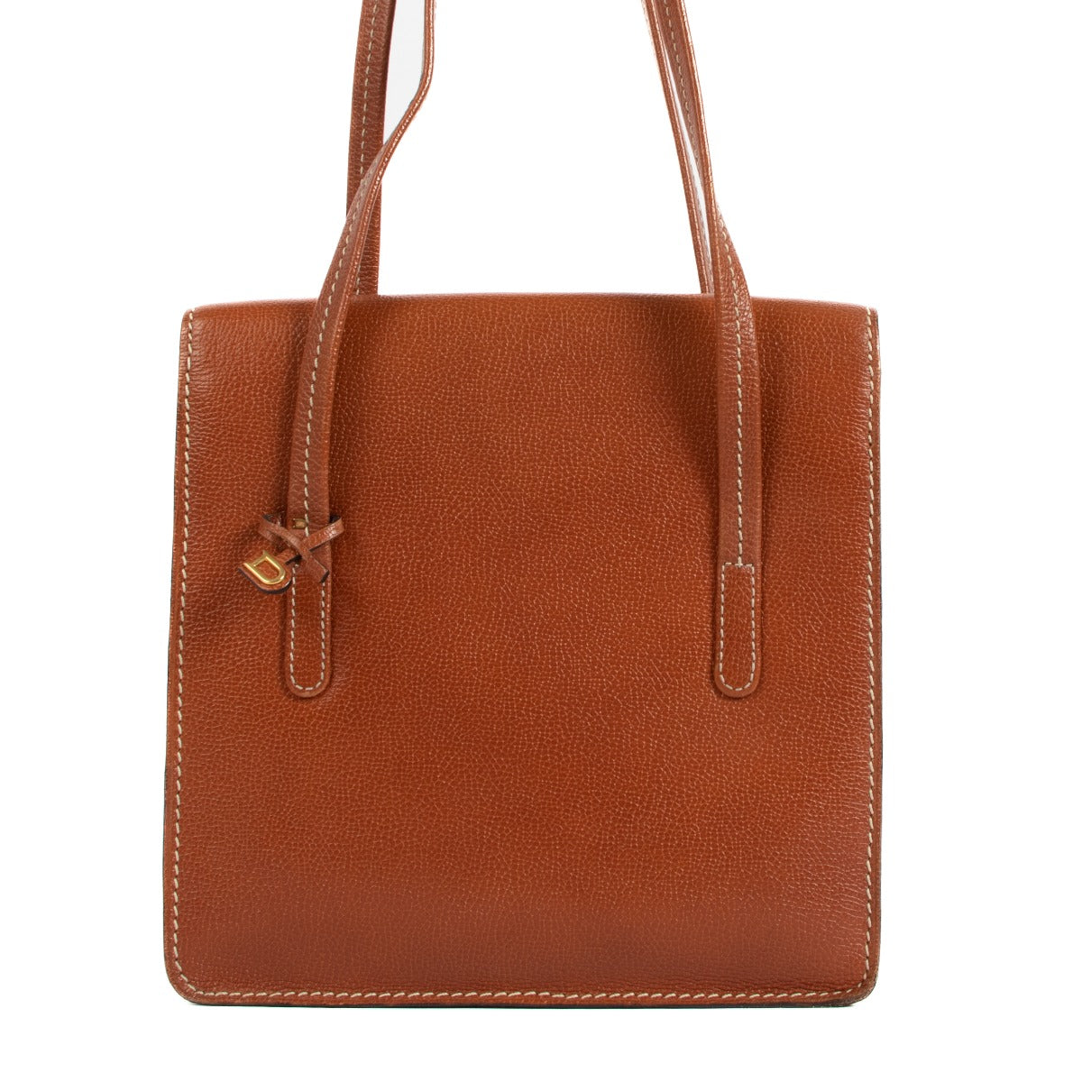 Shop safe online at Labellov in Antwerp, Brussels and Knokke this 100% authentic second hand Delvaux Cognac Shoulder bag