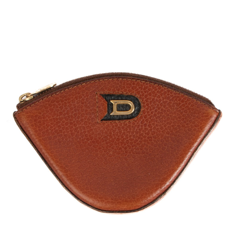 Shop safe online at Labellov in Antwerp, Brussels and Knokke this 100% authentic second hand Delvaux Brown Leather Coin Wallet