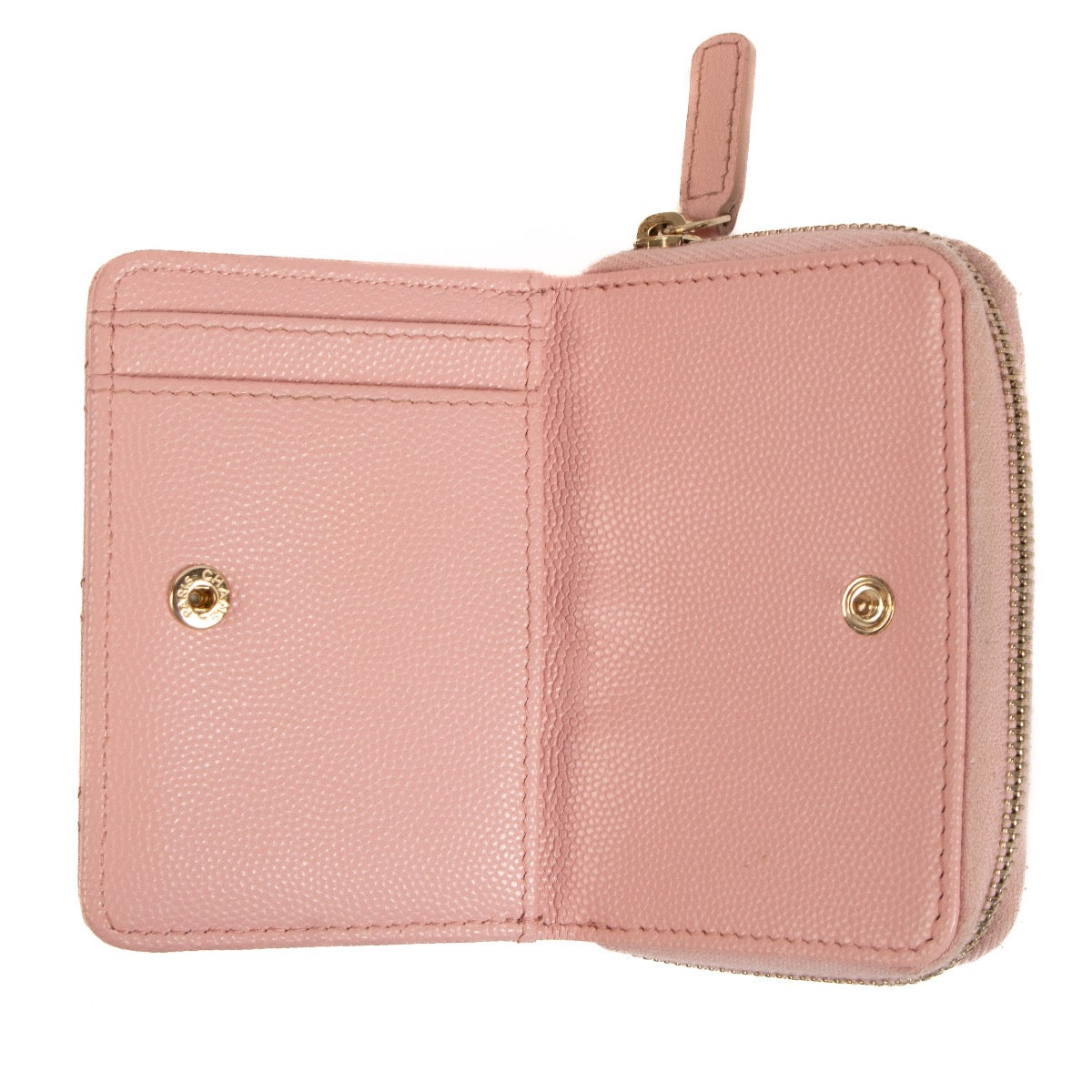 Shop safe online at Labellov in Antwerp, Brussels and Knokke this 100% authentic second hand Chanel Pink Caviar Card Holder Wallet