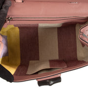 Shop safe online at Labellov in Antwerp, Brussels and Knokke this 100% authentic second hand Gucci Pink Leather Small Bamboo Daily Bag