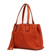 Gucci Red Leather Soho Shoulder Bag for the best price at Labellov secondhand luxury in Antwerp