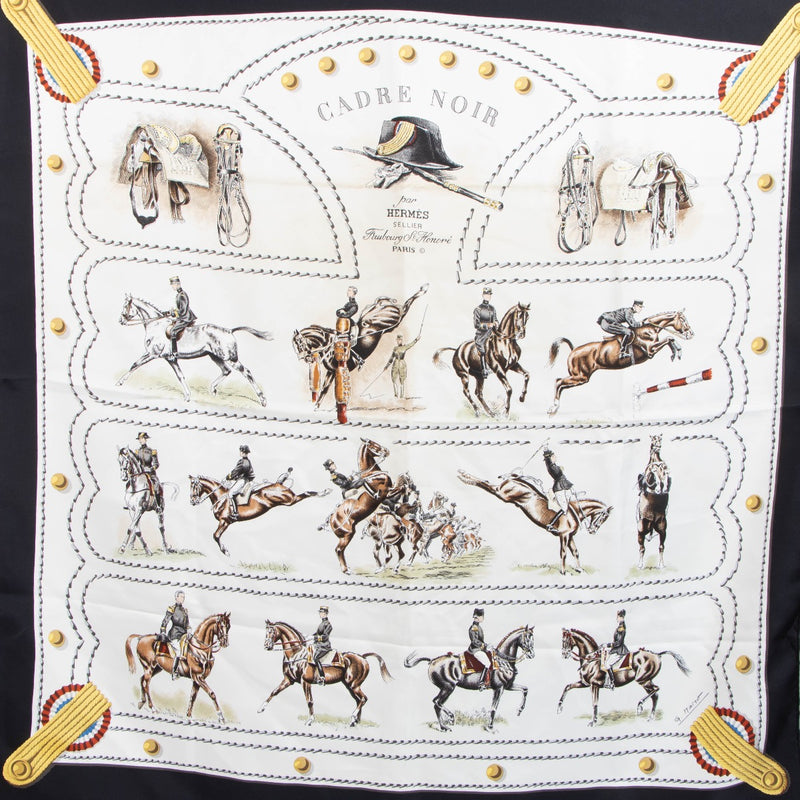 shop 100% authentic second hand Hermès Cadre Noir Scarf on Labellov.com