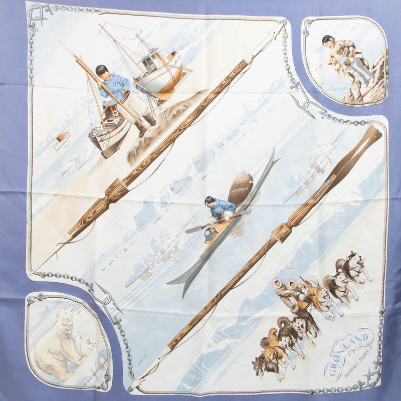 shop 100% authentic second hand Hermès Silk Gronland Scarf on Labellov.com