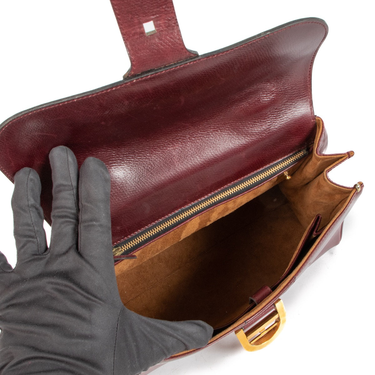 shop 100% authentic second hand Delvaux Burgundy Brillant MM on Labellov.com