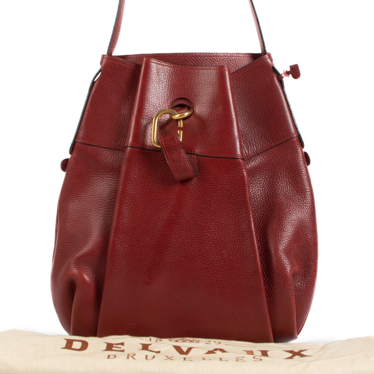 shop 100% authentic second hand Delvaux Bordeaux Faust Bag on Labellov.com